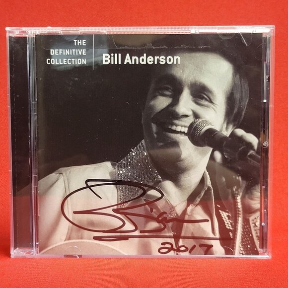 Bill Anderson The Definitive Collection Signed 2006 CD - Picture 1 of 9